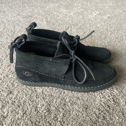 Mocassino UGG Woodlyn nero donna taglia 8 scarpe mocassini pelle 1094814