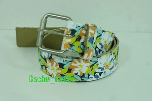 Floral Print Belt New Adjustable Fashion - Picture 1 of 2