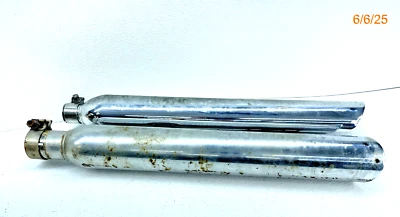 2017 Harley Davidson Street Glide FLHXSE CVO silenciadores de tubos traseiros de escape COBRA - Imagem 1 de 4