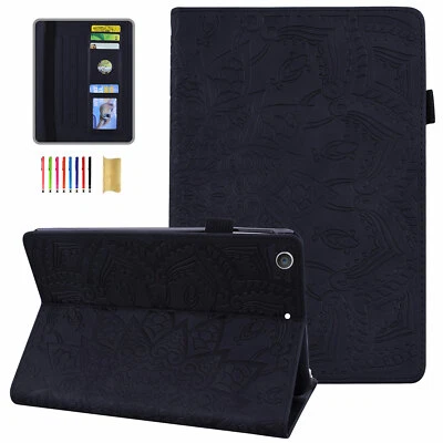 Capa estojo suporte flip couro retrô para iPad 9th 8 7th 10.2"/5th/6th/Air/Mini 6 - Imagem 1 de 4