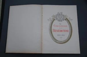 Bénédictine Fécamp Album pour Le Cinquantenaire de la Bénédictine. 1863- 1913. - Imagen 1 de 8