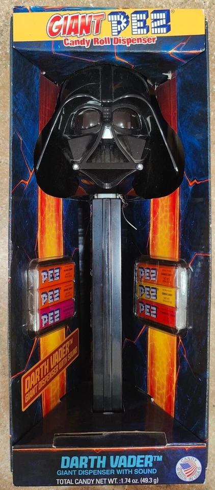2013 Star Wars PEZ Giant Darth Vader Candy Roll Dispenser with Sound #001803