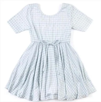 Vestido Omi Jo Bien Vestido Lobo Gaviota Gris Guinga Imperio Talla 11/12 años Foto 1 de 3