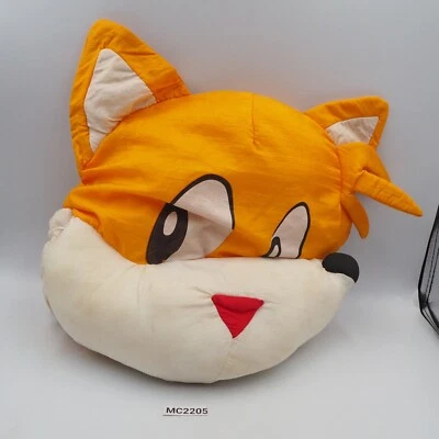 TAILS Sonic MC2205 The Hedgehog SEGA Cojín Cara SEGA 1997 JUNK Peluche 12" Juguete Foto 1 de 4