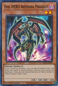 Evil HERO Infernal Prodigy LDS3-DE024 1st N/Mint Yugioh Karte Ultra - Bild 1 von 1