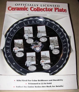 American League MLB Baseball Ballparks Jersey History Collector Plate - Bild 1 von 1