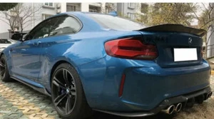 SPOILER FWPERFORMANCE BMW SERIE 2 F22,M2 STILE DUCKTAIL ABS PLASTICA NERO LUCIDO - Foto 1 di 3