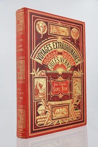 VERNE Famille sans nom CARTONNAGE HETZEL Relié 1889 - Picture 1 of 1