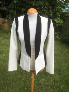 Gorgeous Cream/ Black Jacket- WAREHOUSE- Size 10 - Picture 1 of 9