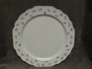 WS George China/Earthenware 5S8457H Lid Canarytone Floral Border Dinner Plate - Picture 1 of 4