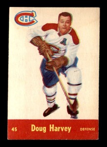 1955 Parkhurst #45 Doug Harvey   EX X2790428
