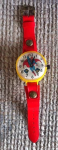 VINTAGE SUPERMAN TOY WRIST WATCH MARX TOYS 1975 - Picture 1 of 2