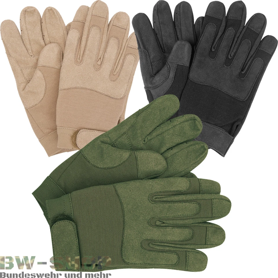 TACTICAL HANDSCHUHE ARMY GLOVES NEU US EINSATZHANDSCHUHE BW FINGERHANDSCHUHE