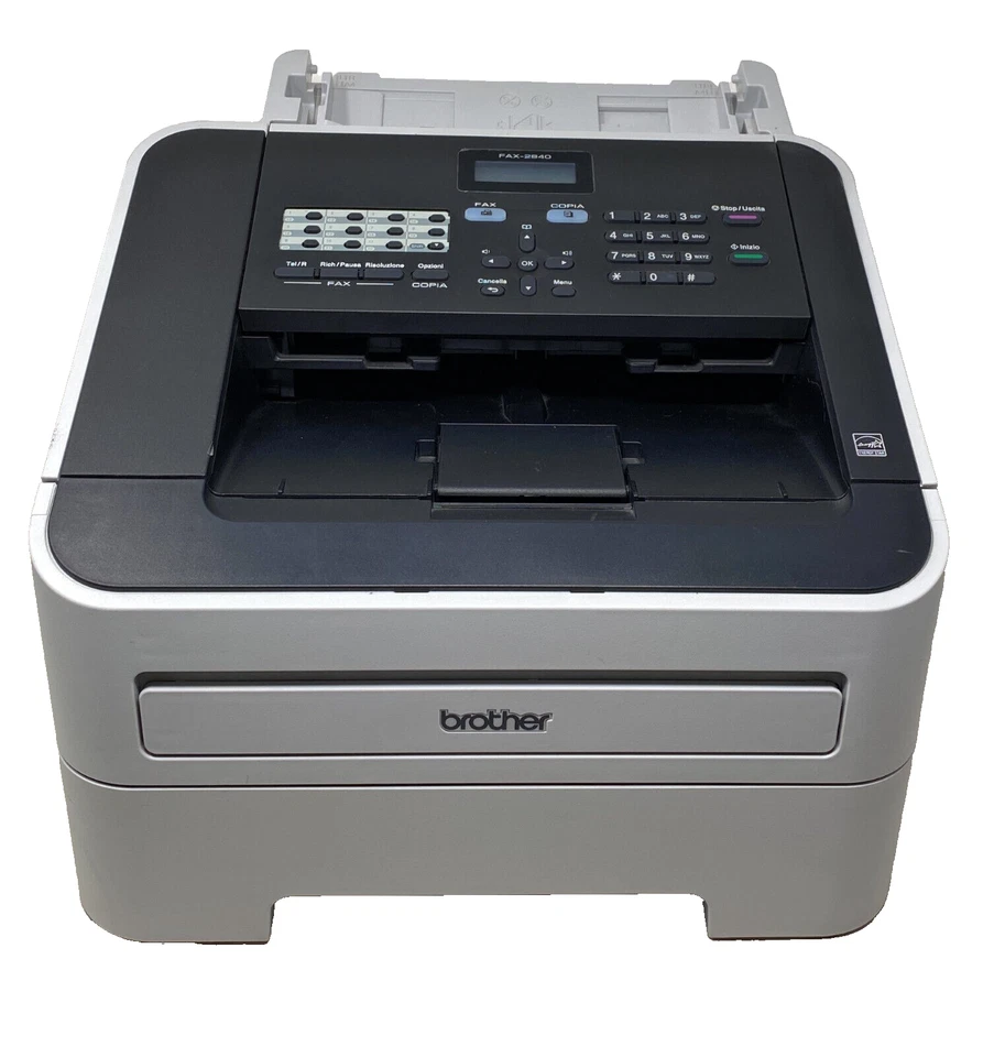 BROTHER FAX-2840 Laser Printer Monochrome Fax A4-A5-A6/324 Pg - Image 1 of 3