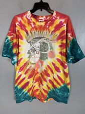 Grateful Dead Lithuania Single Stitch Tie Dye Liquid Blue 1992 Vintage T-Shirt 