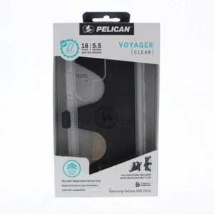 Pelican Voyager Case for Galaxy S23 Ultra and Holster Clip Clear - Picture 1 of 3