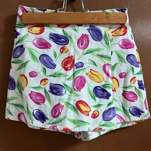 VTG Amy Byer Skort Floral 90s Girls 8 M - Picture 1 of 4