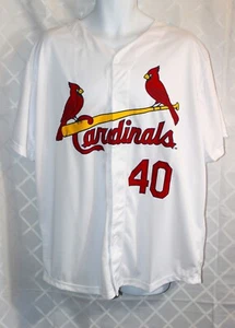 Men's  St. Louis Cardinals Wilson Conteras Jersey XL 24 x 30 White - Picture 1 of 3
