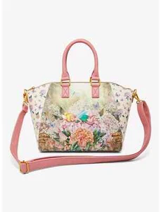 Loungefly Disney Tinker Bell Flower Nap Satchel Bag **PRE-ORDER** - Picture 1 of 4