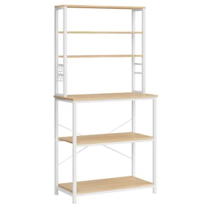 Küchenregal Standregal Küche Mikrowellen-Regal stehend 6 Regalebenen SKK019W09 - Bild 1 von 10