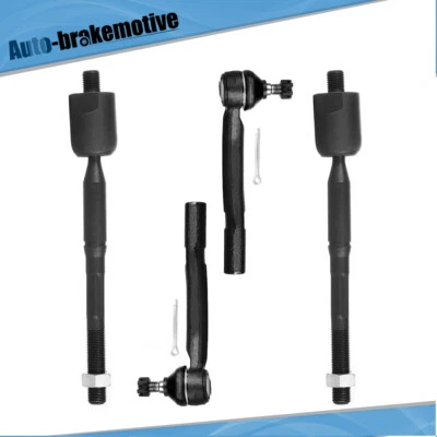 4 Set Front Steering Kit Inner Outer Tie Rod End For Toyota Avalon Camry Solara - Image 1 of 4