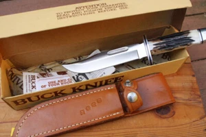 Buck 119 "Special" Gorgeous Stag - Made in 1987 - Mint in Box - Fantastic Find! - Picture 1 of 11