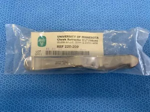 Miltex 22D-209 Università del Minnesota Retrattore Guance 5 1/2" - Foto 1 di 3