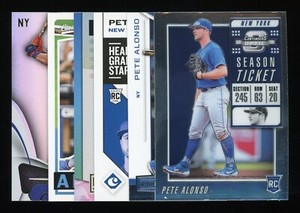 6X LOT PETE ALONSO RC Rookie 2019 Panini Chronicles Optic/Certified/Classics +