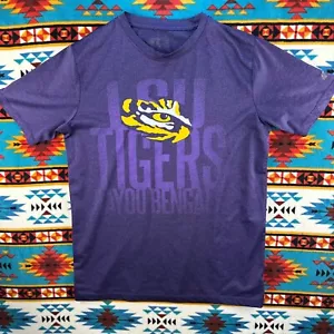Camiseta deportiva Russell LSU Tigers púrpura manga corta - Imagen 1 de 7