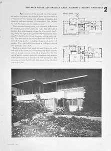 Richard J. Neutra Home 1936 Los Angeles CA Research House Cost $10,540 - Picture 1 of 1