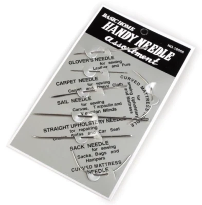 1 Set Heimwerkernadeln Polsternadel Rundnadel Sattlernadel Leder Jeans 020772 - Bild 1 von 2