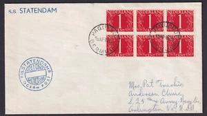 NEDERLAND: (15677) BERMUDA/STATENDAM PAQUEBOT CANCEL/COVER 1962 - Picture 1 of 1