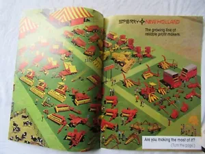 1976 Sperry New Holland Farm Equipment 3-Page Print AD Advertisement 11x8 - Picture 1 of 2