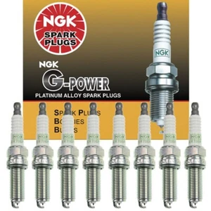 NGK Platinum Spark Plug 8PCS Set for Genesis G80/ Hyundai Genesis/ Kia K900 V8 - Picture 1 of 3