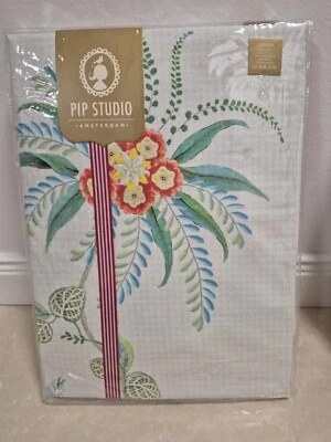 NUOVO Pip Studio Lenzuola 155x220 Cm Fleur Grandeur White Bianco Fiori - Immagine 1 di 4