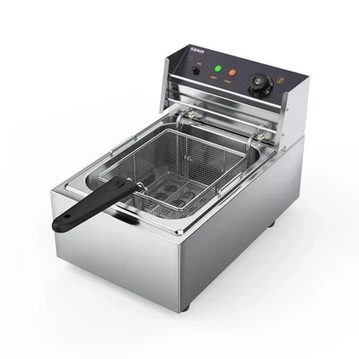 220V Single-Cylinder Electric Deep Fryer Commercial Fryer Equipment 9L-26L - Image 1 of 4