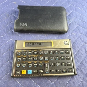 Vintage Hewlett Packard HP 12C Calculator w/ Case | TESTED & WORKING - Picture 1 of 3