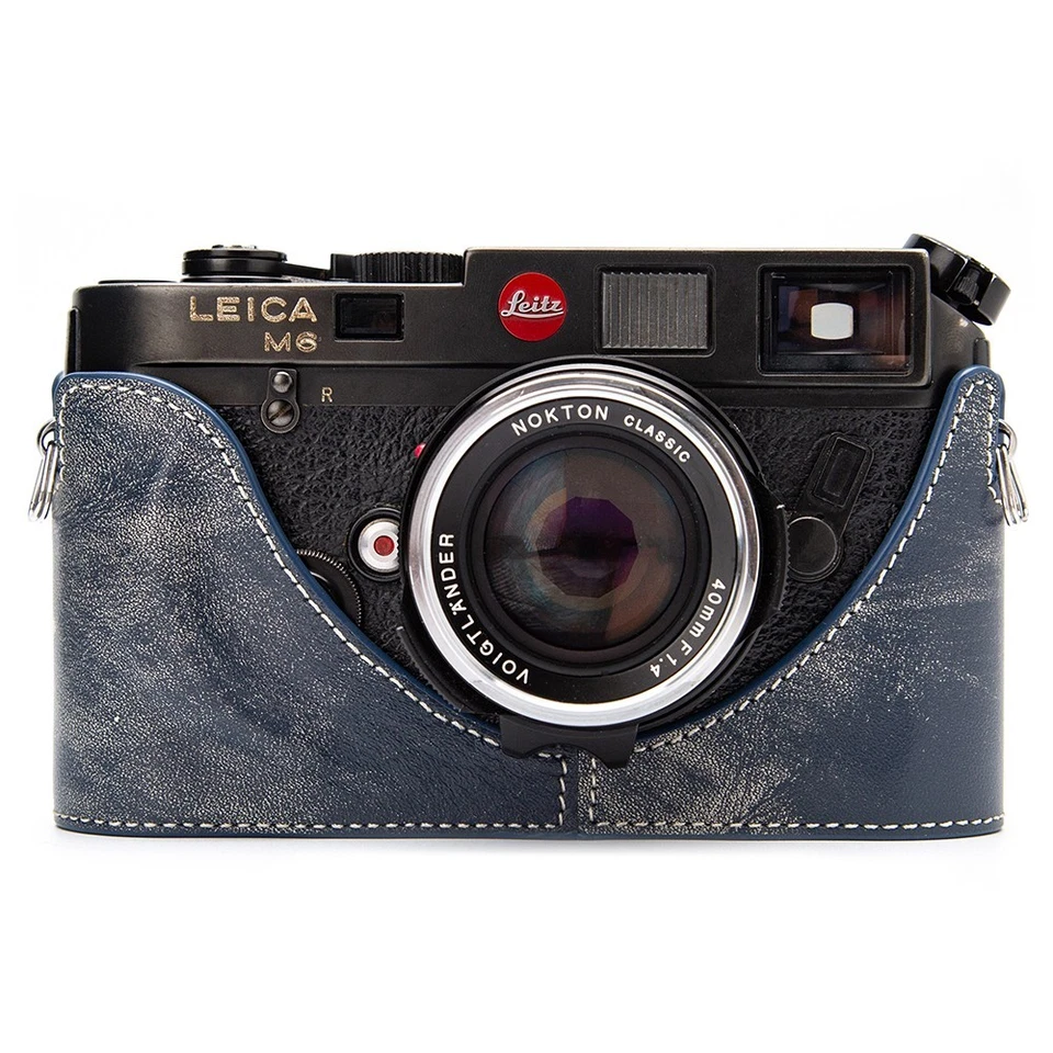 For Leica M6/MP/M4/M3/M2/M1/MDa Handmade Real Leather Half Camera Case Bag Cover - Image 1 of 4