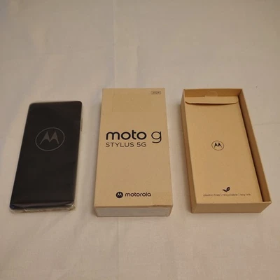 Open Box 8/10-Motorola Moto G Stylus 5G 2024 Unlocked | 256GB/ 8GB Caramel Latte - Image 1 of 3