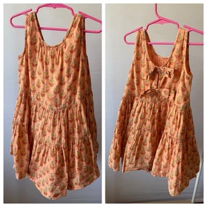Pink Chicken Girls Bow Dress Dress Size 6Y - Picture 1 of 6