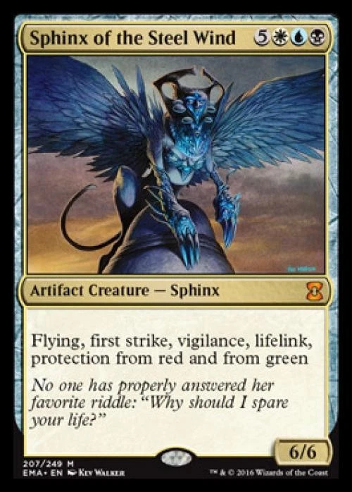 Sphinx of the Steel Wind -Foil Near Mint MTG Eternal Masters - Image 1 of 1