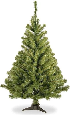 National Tree Co. 4ft Kincaid Spruce Mini Artificial Christmas Tree, Unlit Green — 第 1/4 张图片