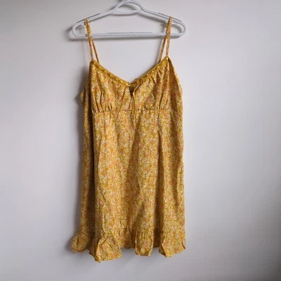 No Boundaries Women's Babydoll Micro Floral Cami Mini Dress Size XXL Ditzy Y2K - Image 1 of 4