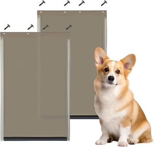 PACK 2 PAC11-11038 Solapa de Repuesto con Tornillos, Puerta Mediana para Perros - Imagen 1 de 4