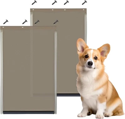 2PACK PAC11-11038 Replacement Flap with Screws,Medium Dog Door - Image 1 of 4