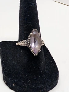 Anello antico firmato KABANA in ametista sterling misura 7 - Foto 1 di 6