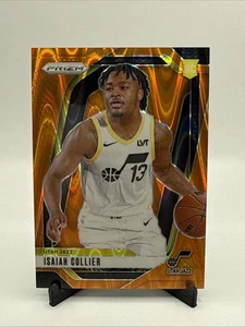 2024-25 Panini Prizm Isaiah Collier #227 RC Rookie Orange Seismic /199 Utah - Picture 1 of 2