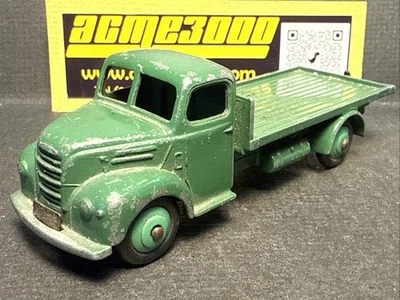1954-60 Dinky Toys 422 FORDSON THAMES FLAT TRUCK FLATBED LORRY - Green. No Box B - Image 1 of 4