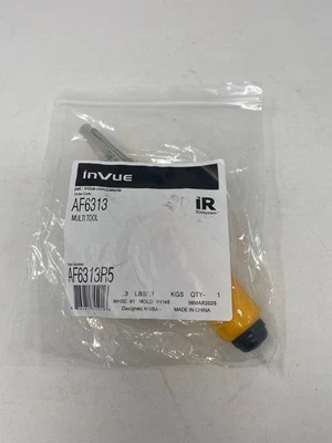 InVue AF6313 Security Screwdriver Driver and Bit New & Sealed - Image 1 of 3
