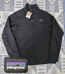 Patagonia Men's R1 Air Fleece Lightweight Full Zip Jacket Sz L Black- New W/Tags - Picture 1 of 13